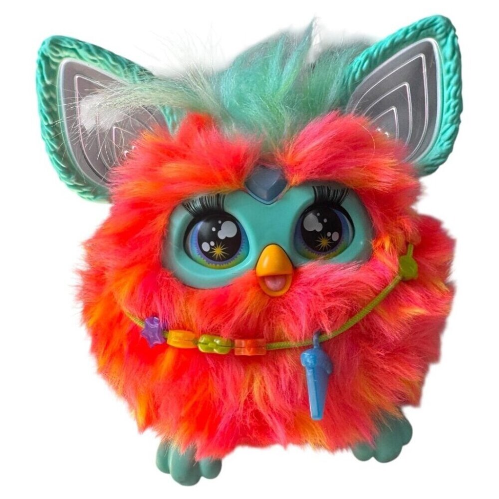 Furby Coral Interactive French Canadian Talking Plush Toy Hasbro 2023 Tested